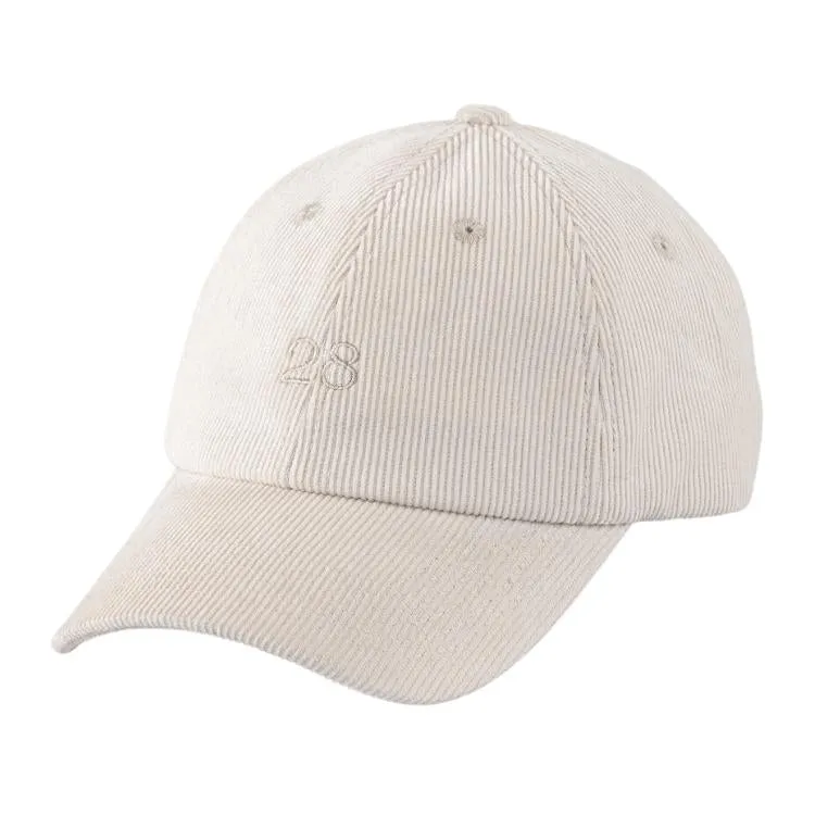 28 Eastern Lennox Corduroy Cap - Off White