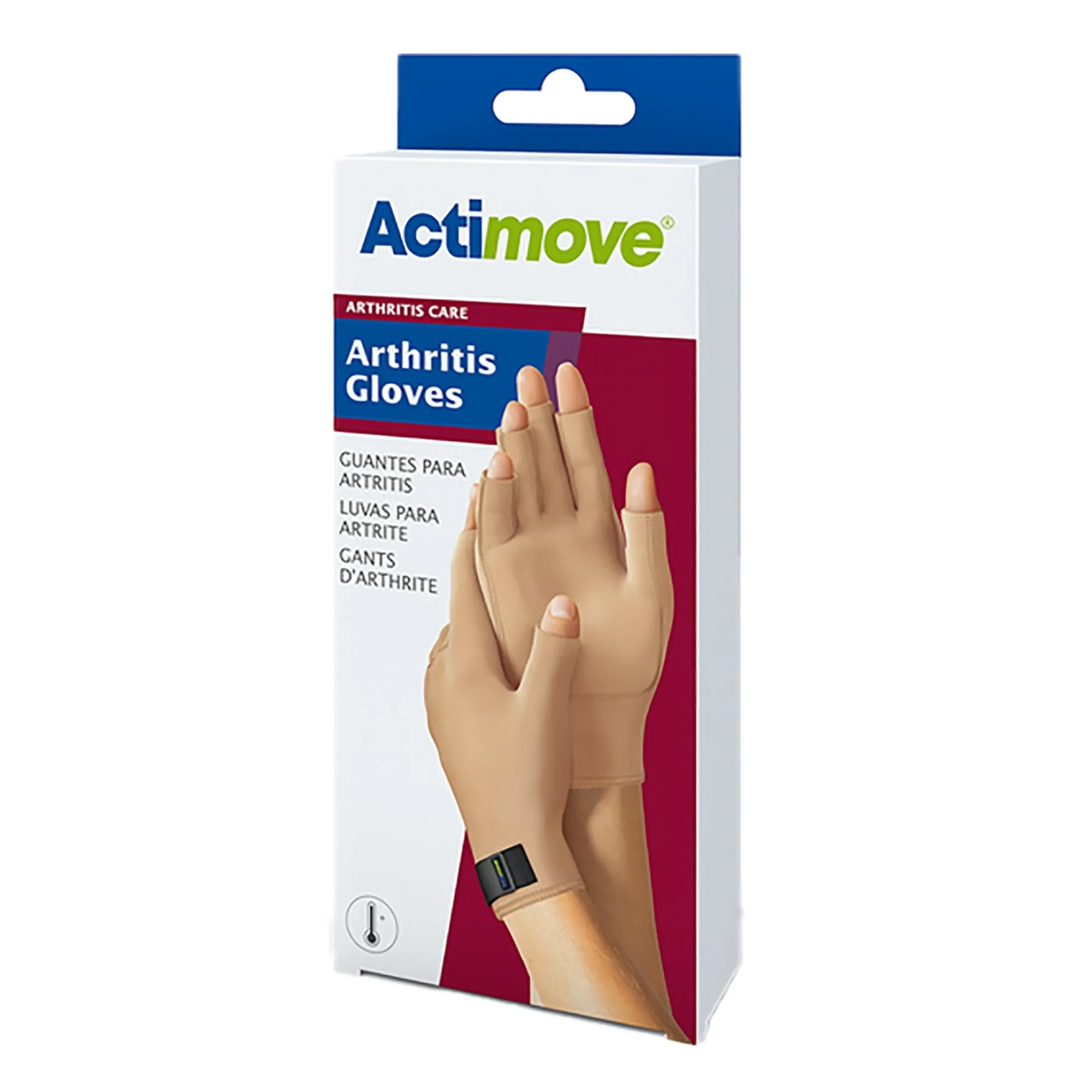 Actimove® Compression Gloves, Beige, Medium, 1 Pair