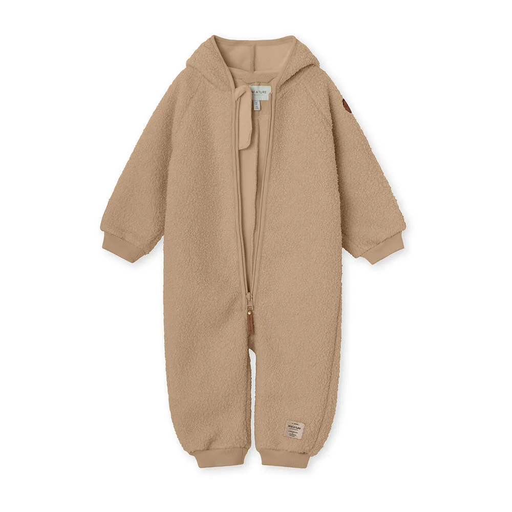 Adel Teddyfleece Jumpsuit. GRS Savannah Tan