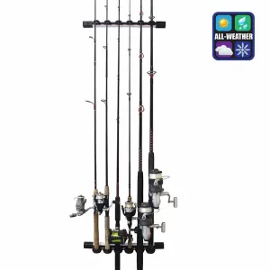 ALL WEATHER 6 ROD WALL OR CEILING ROD RACK