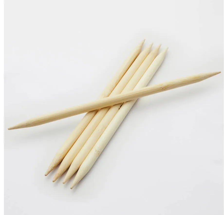 Bamboo Double Pointed Needles 15cm