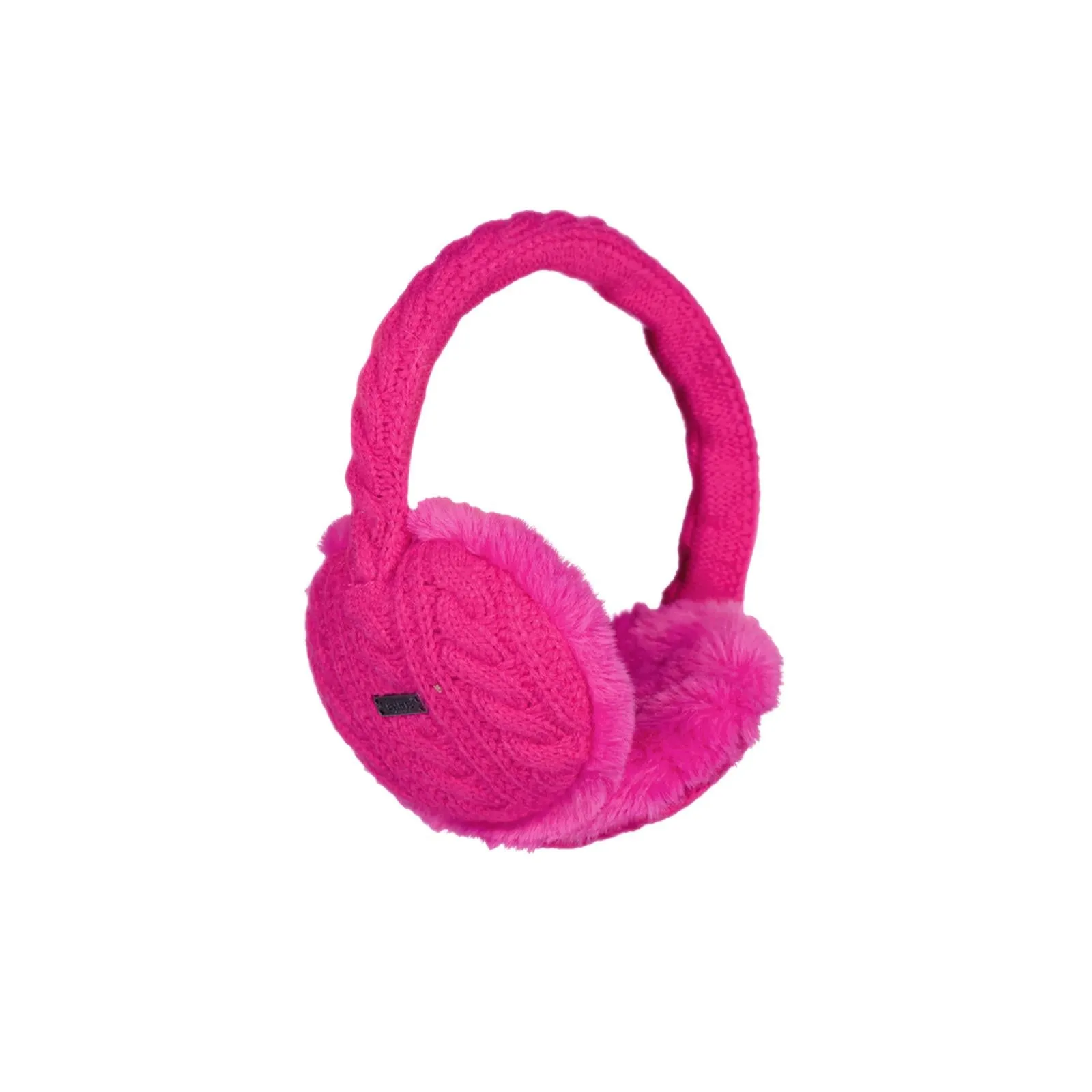 Barts Womens Monique Faux Fur Cable Knit Ear Muffs Earwarmers