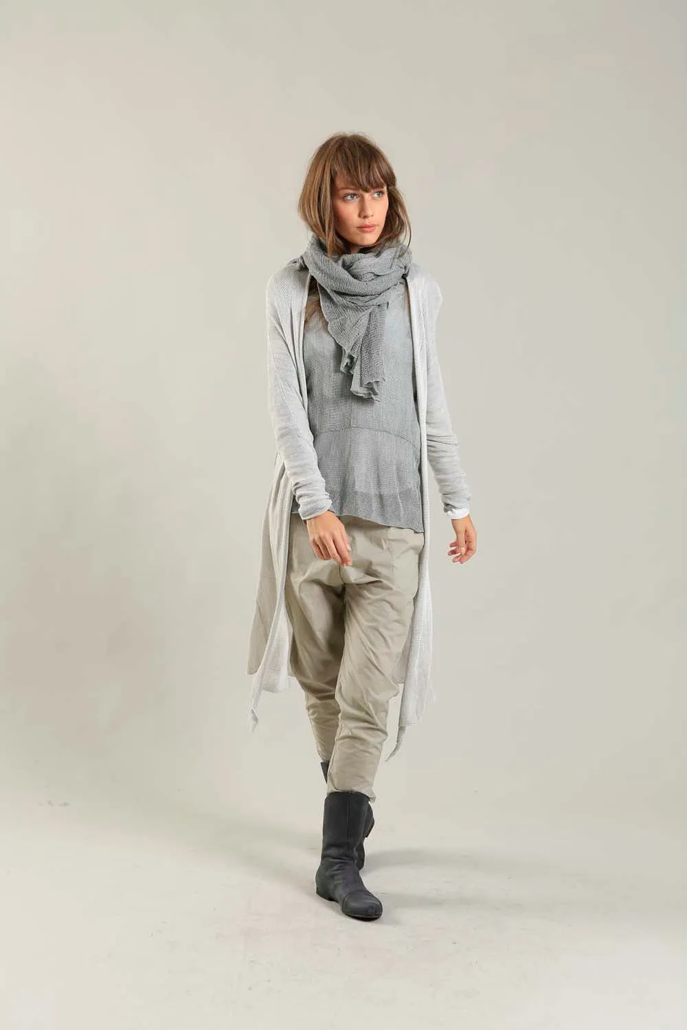 Big Air Bamboo & Soy Scarf - Silver Gray