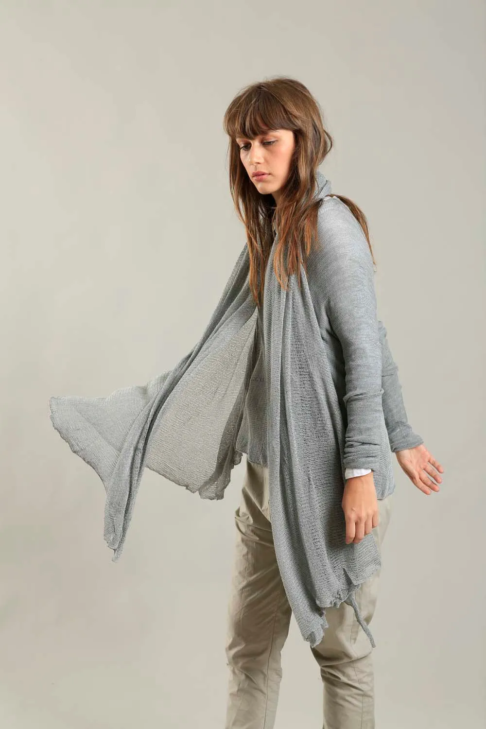 Big Air Bamboo & Soy Scarf - Silver Gray