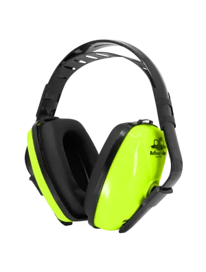 Bullhead Safety® Hearing Protection High-Visibility Economy Adjustable NRR 23 dB Earmuffs - HP-M1