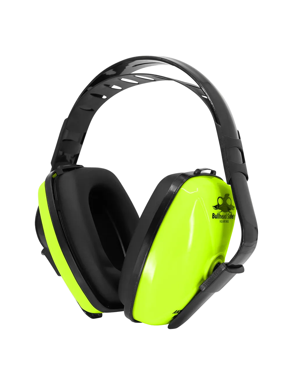 Bullhead Safety® Hearing Protection High-Visibility Economy Adjustable NRR 23 dB Earmuffs - HP-M1