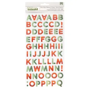 Crate Paper Mittens & Mistletoe Thickers Stickers 146 pack - Warm & Cozy Alphabet*