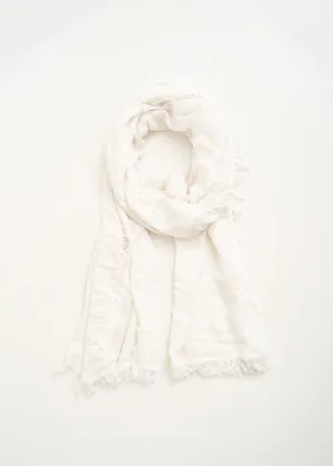 DENNY BAMBOO SCARF - OFF WHITE