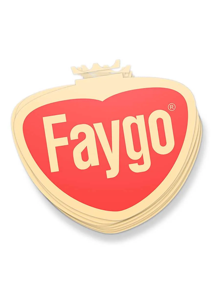 Faygo Retro Logo Sticker - Red Pop