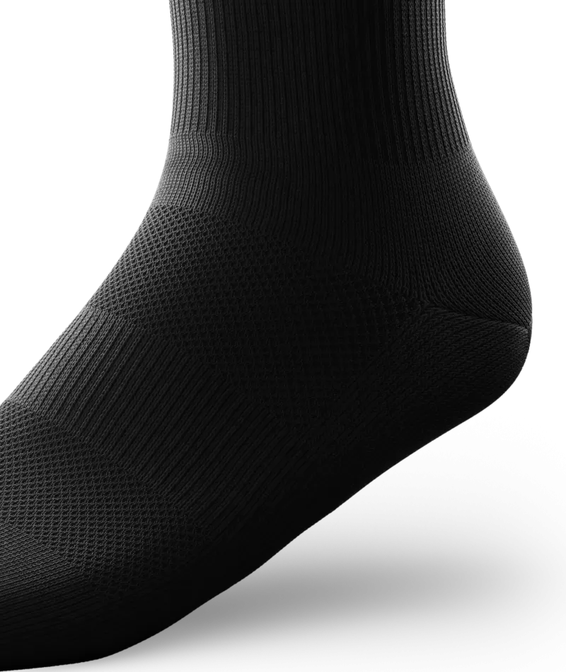 Flagship Crew Socks Black