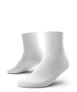 Flagship Quarter Socks White