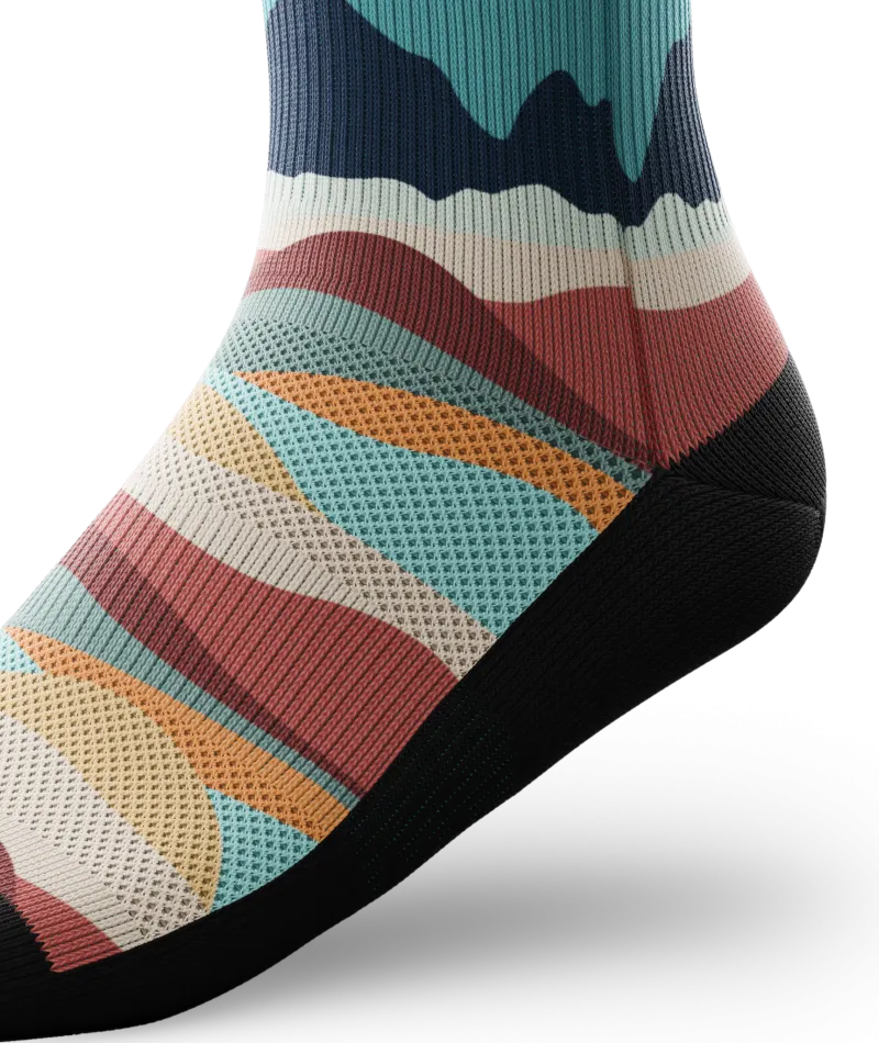 Head In The Clouds Quarter Socks