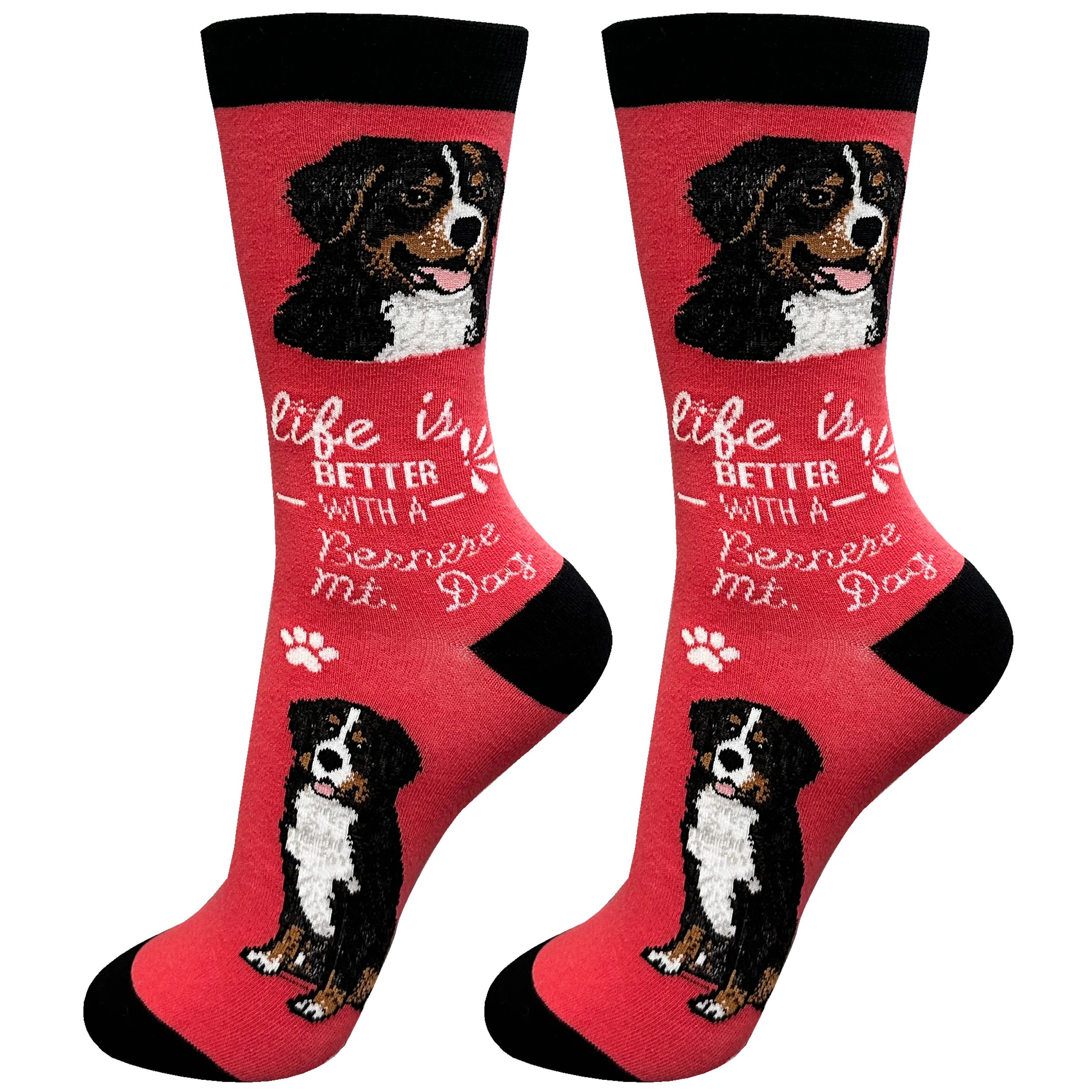 Life Is Better With A Bernese Mt. Dog Socks