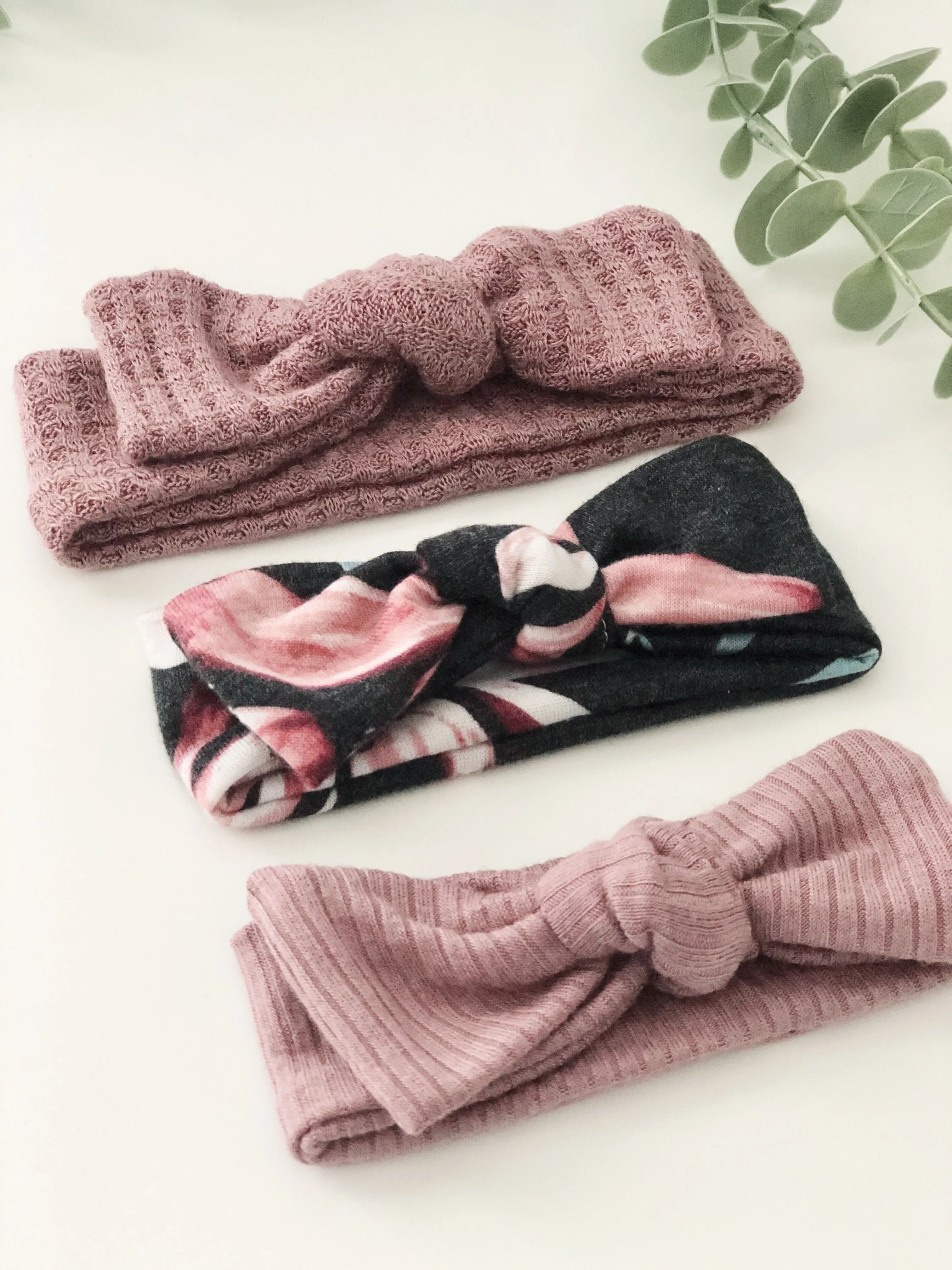 Mauve Headbands