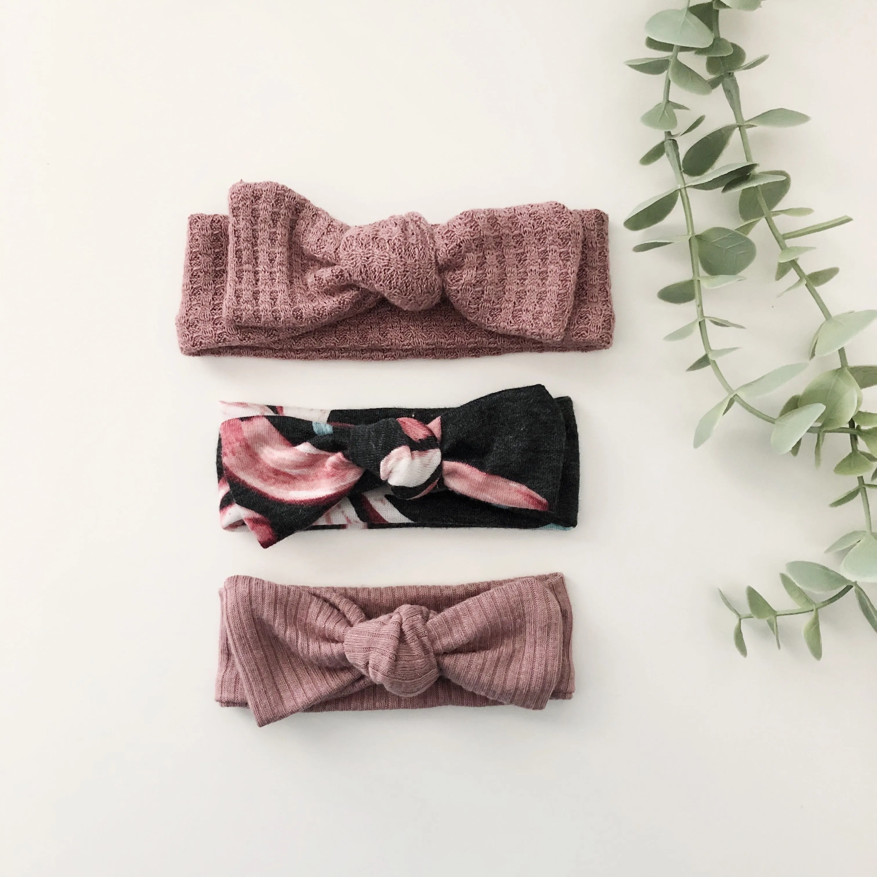 Mauve Headbands