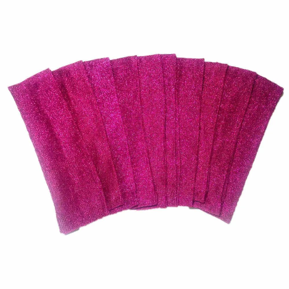 Metallic Knit Stretch Headbands