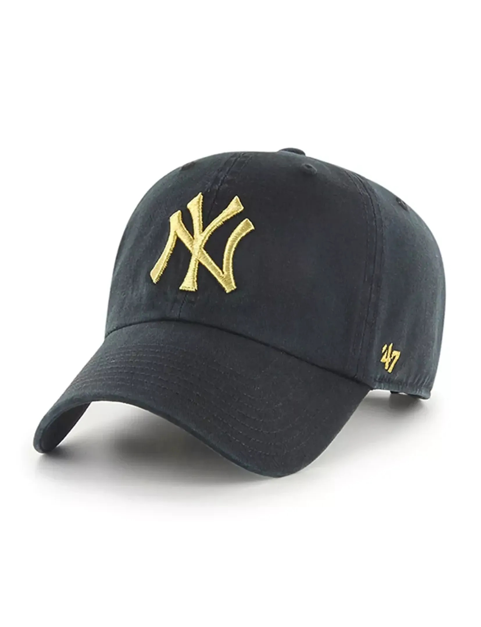 NY Yankees Basic Cap, Black/Metallic