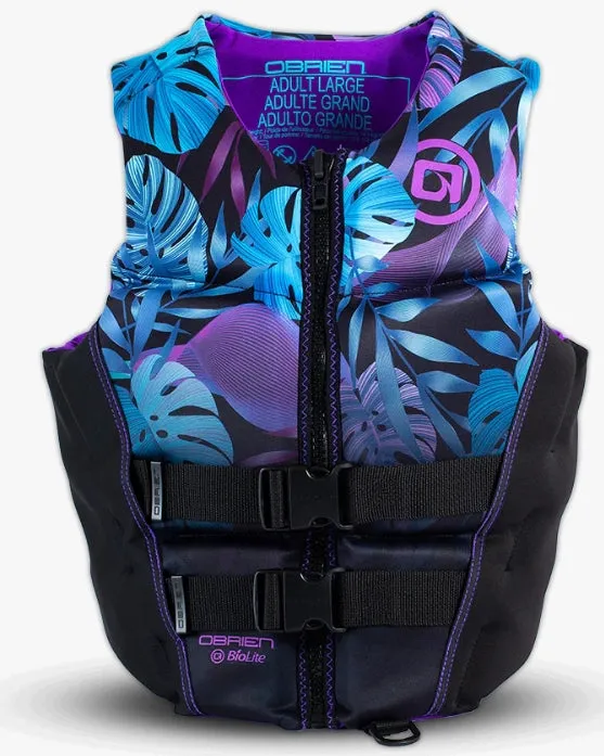 O'Brien Women's Flex V-Back Life Jacket - Purple Medium