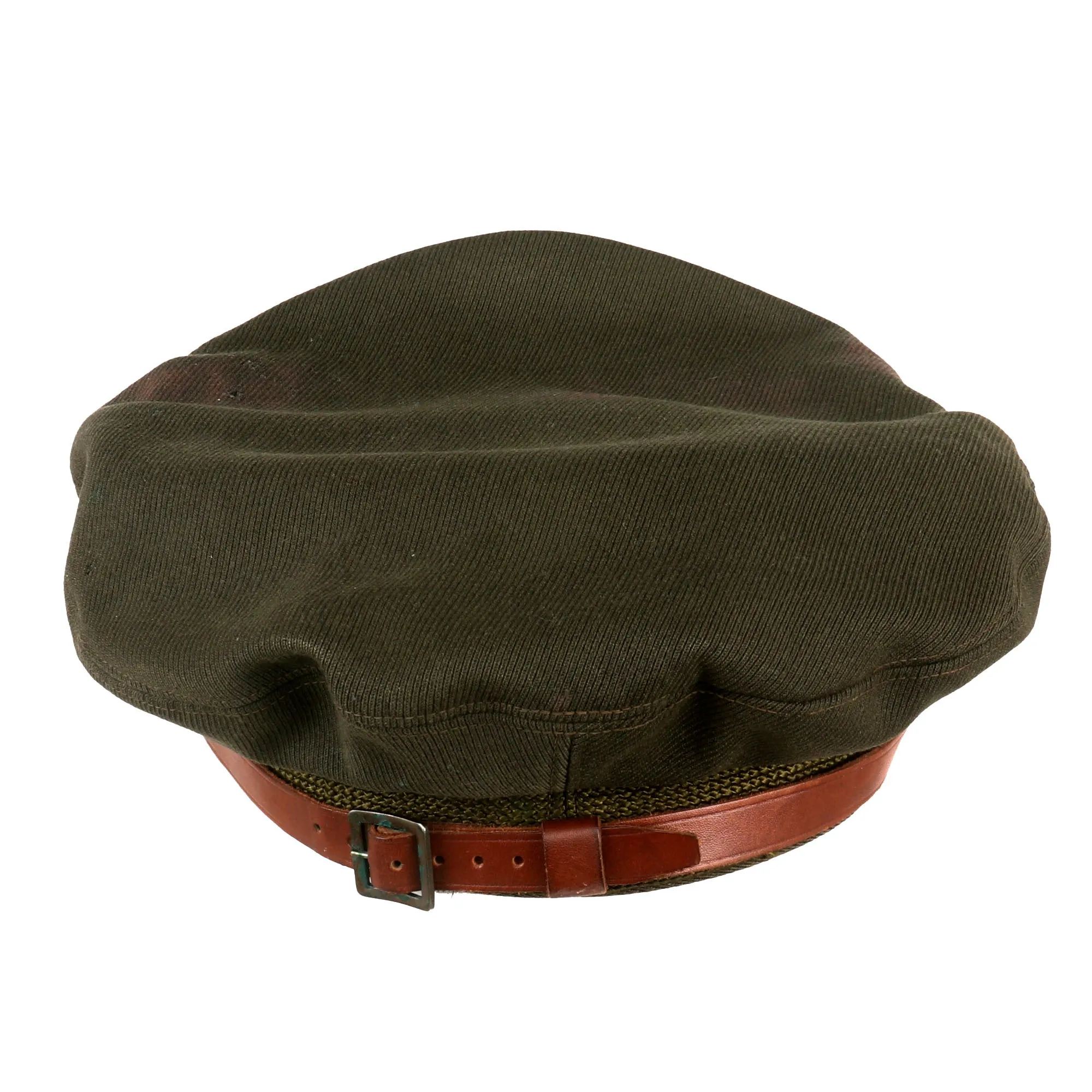 Original U.S. WWII USAAF Named Officer’s Crush Visor Cap with “Travel Journal” Under Visor - FLIGHTER by BANCROFT