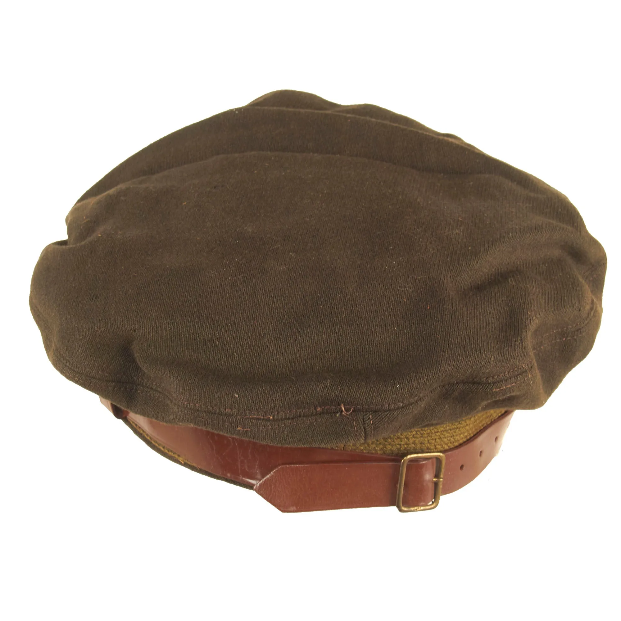 Original U.S. WWII USAAF Officer Winter Crush Visor Cap - FLIGHTER by BANCROFT