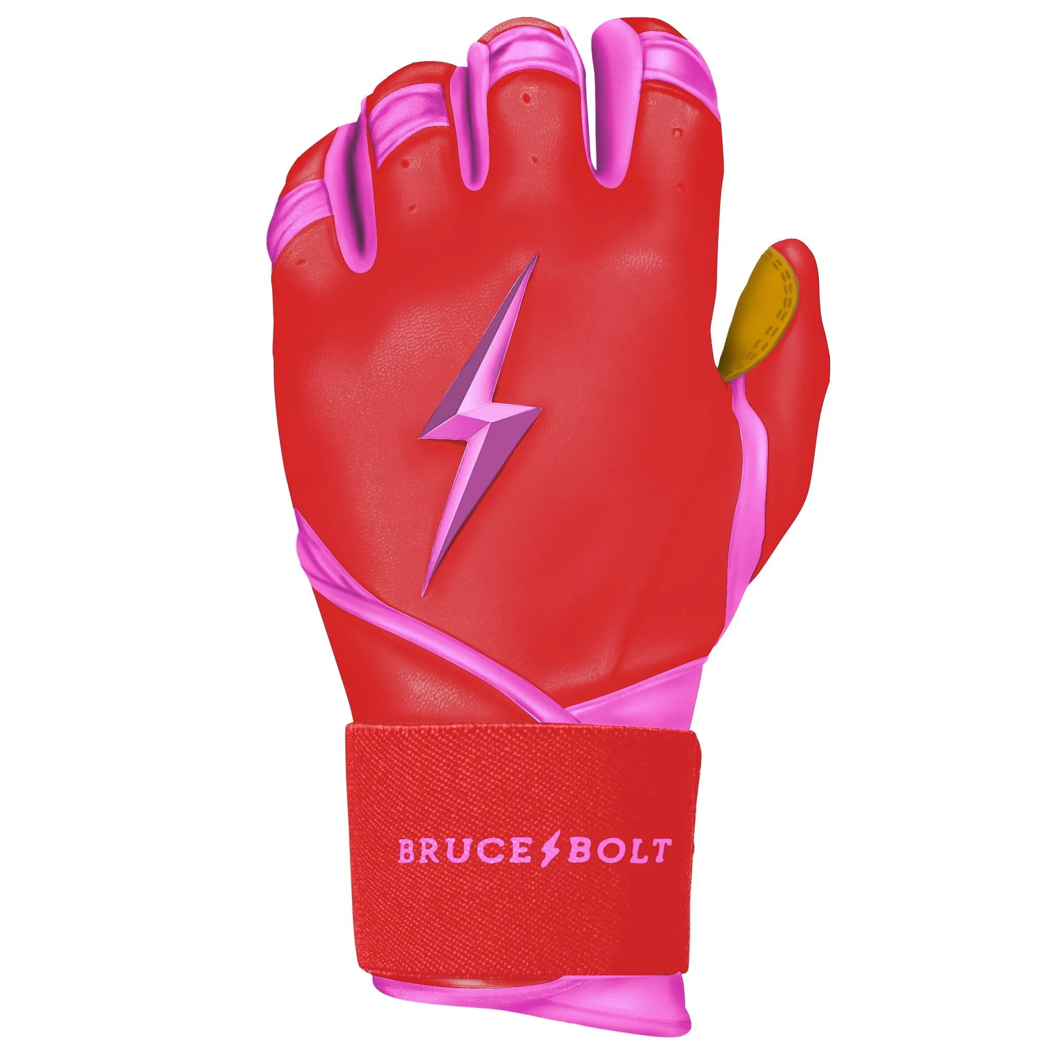 PREMIUM PRO BADER Series Long Cuff Batting Gloves | PINK