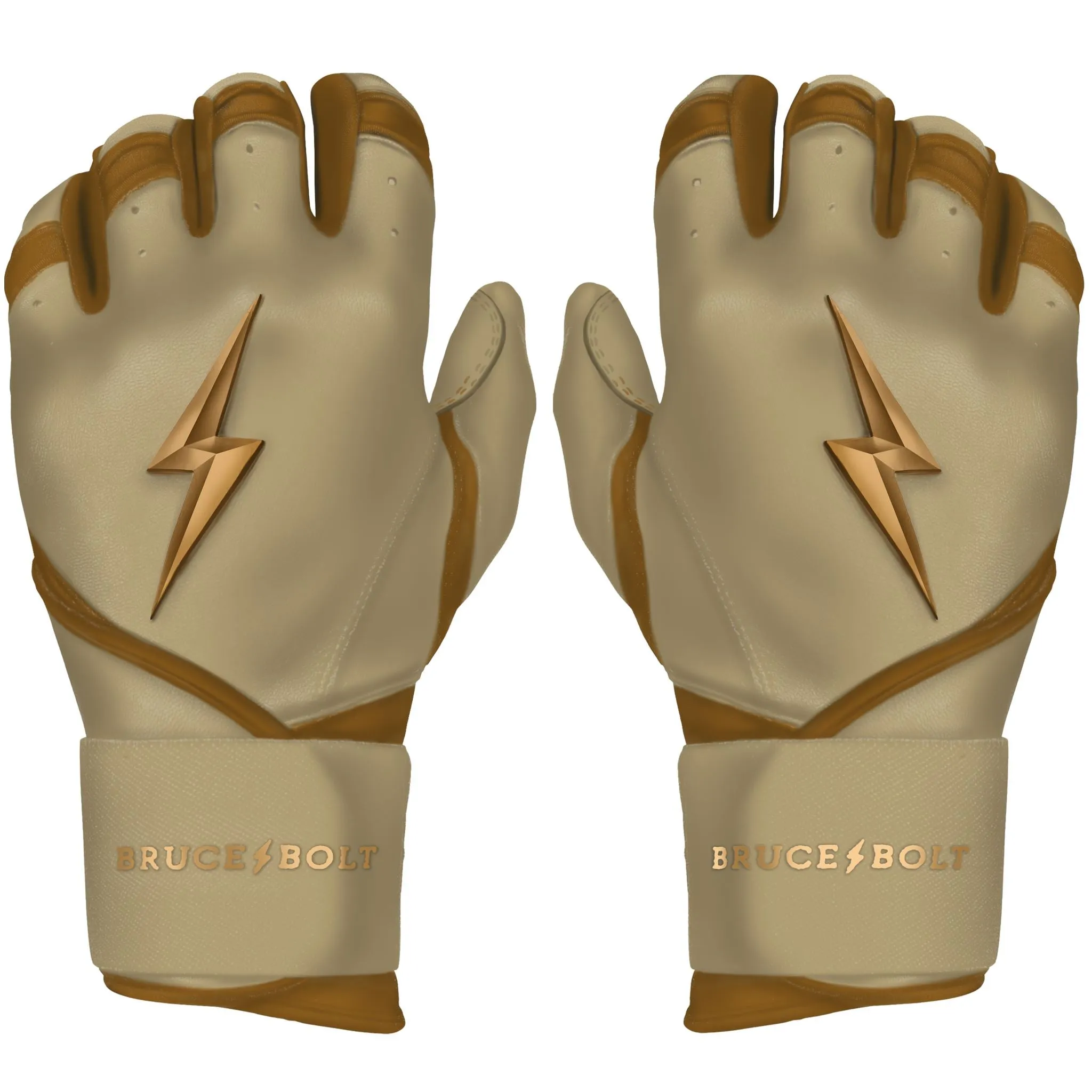 PREMIUM PRO GOLD Series Long Cuff Batting Gloves