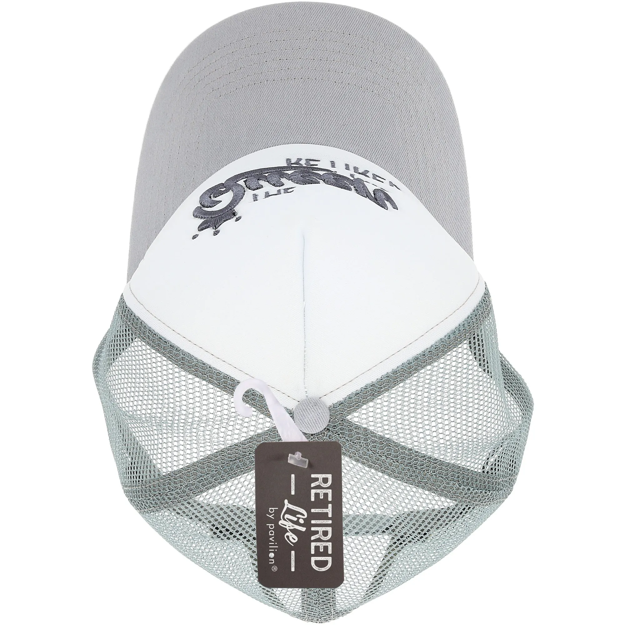 Queen Gray Adjustable Trucker Hats