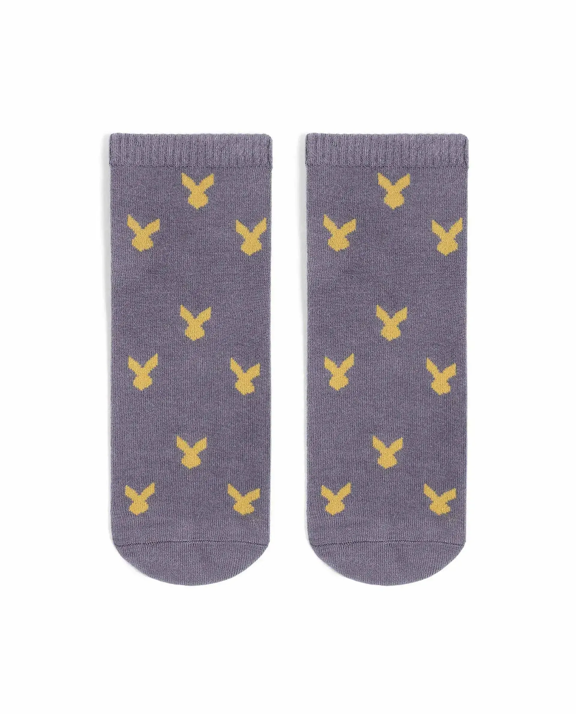 Rare Rabbit Men Loger - 5 Grey High Ankle Socks