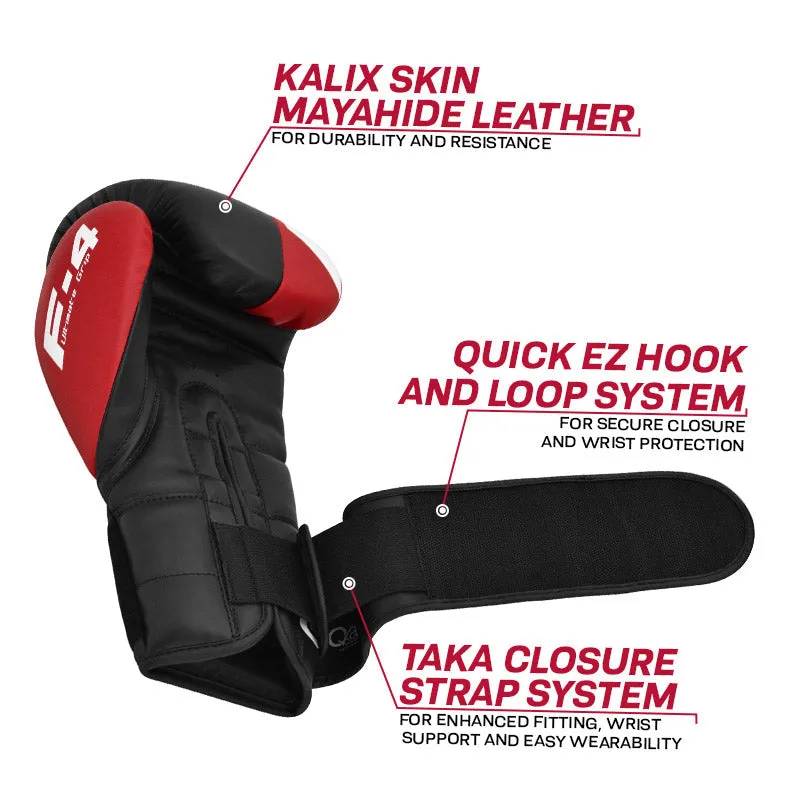 RDX F4 Boxing Sparring Gloves Hook & Loop