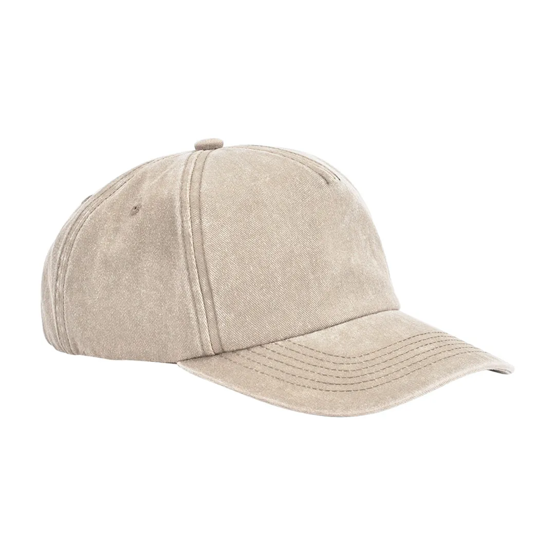 Relaxed 5-Panel Vintage Cap