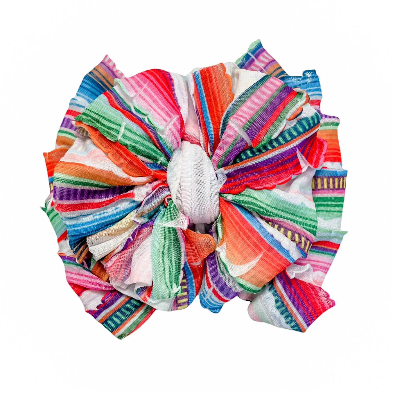 Ruffled Headband- Serape