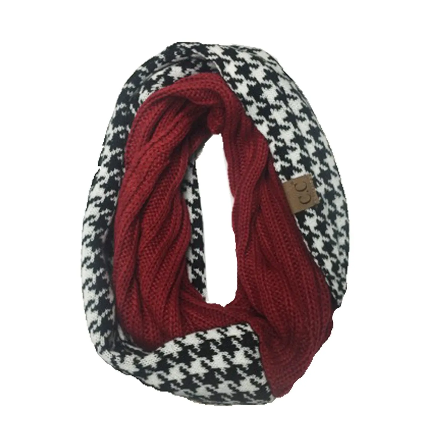 SF-12-HOUNDSTOOTH CRIMSON