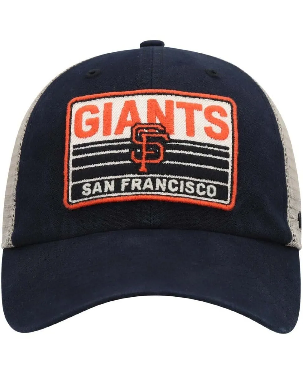 SF Giants Baseball Hat Black Four Stroke Clean Up