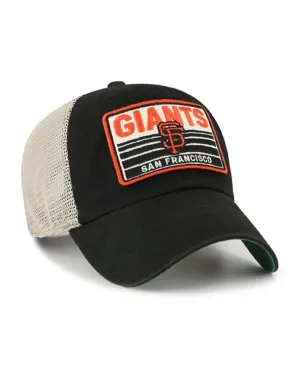 SF Giants Baseball Hat Black Four Stroke Clean Up