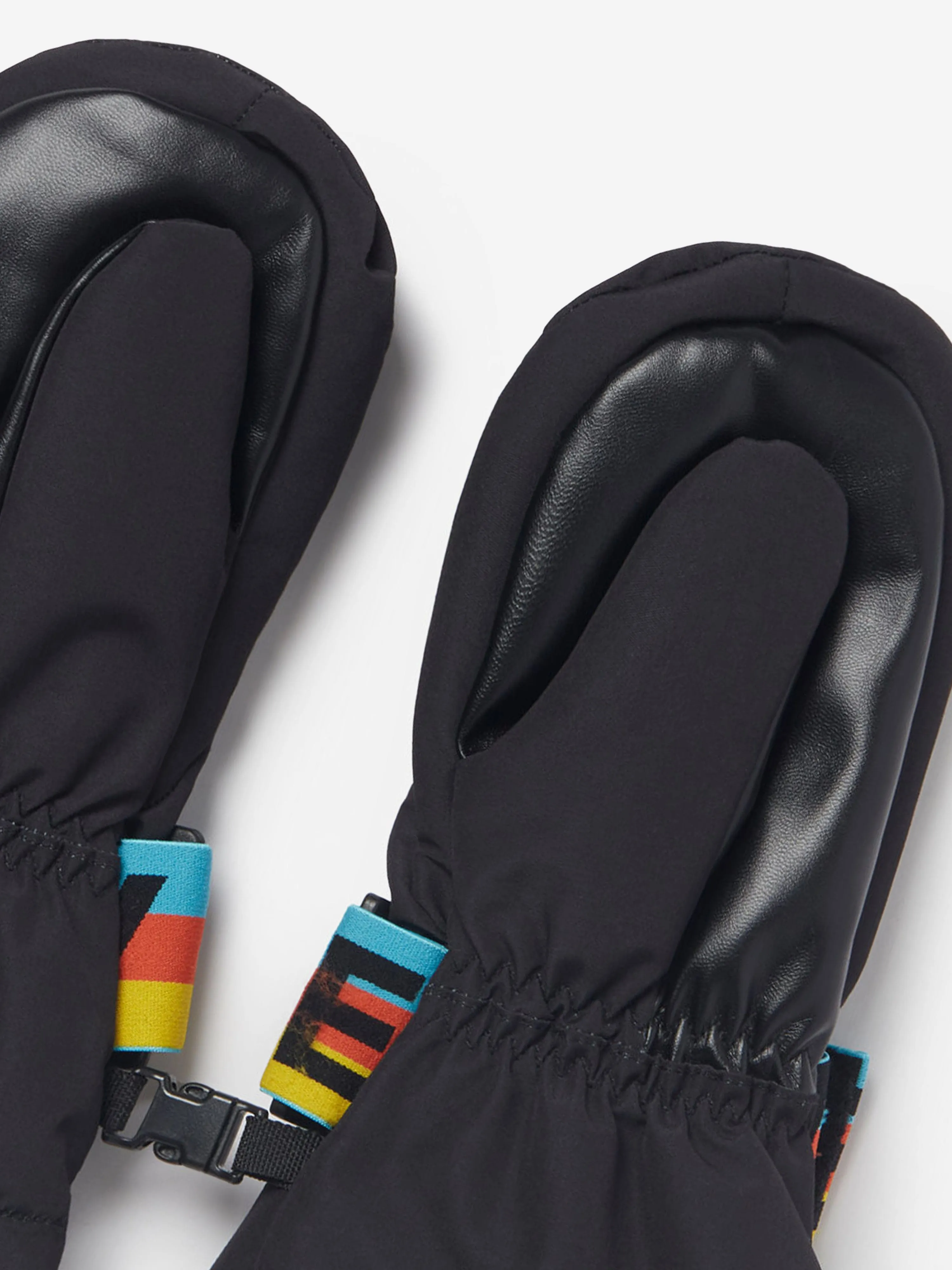 Stella McCartney Kids Logo Ski Mittens in Black