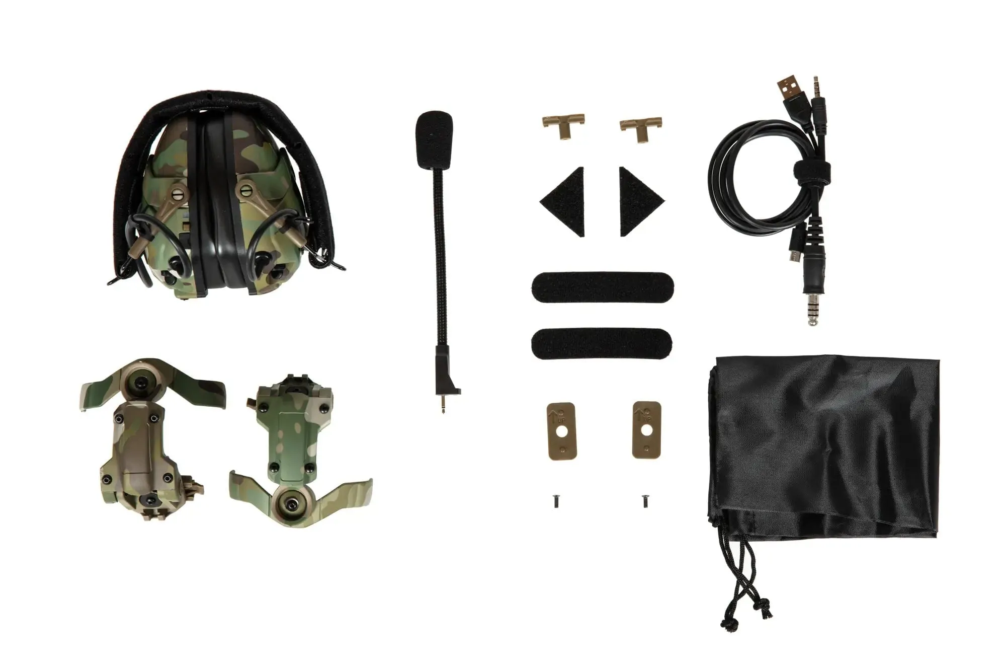 Tactical Bluetooth Headset HD-16 - Multicam