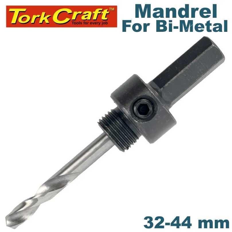 TORK CRAFT MANDREL 7/16 HEX 32 - 44MM TC17004