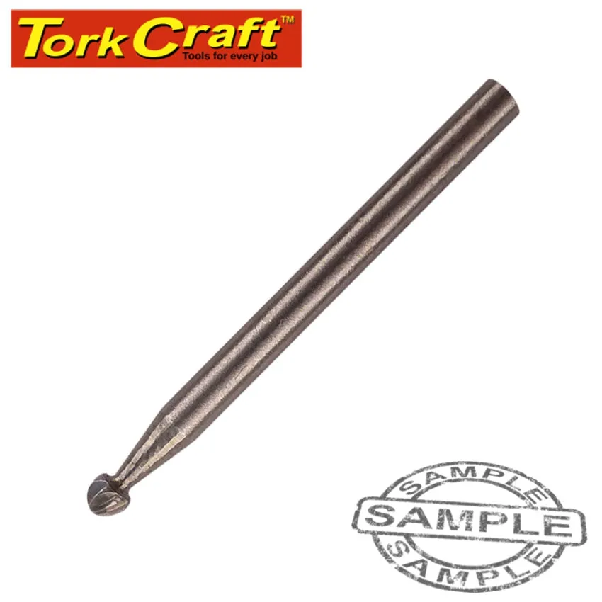 TORK CRAFT MINI H/SPEED CUTTER 3.2MM BALL 3.2MM SHANK TC08313