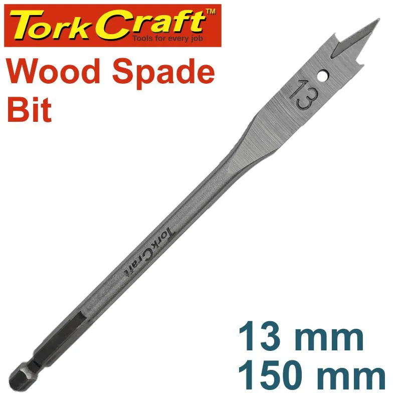 TORK CRAFT SPADE BIT 13MM 150MM TC02038