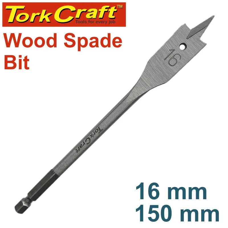 TORK CRAFT SPADE BIT 16MM 150MM TC02040