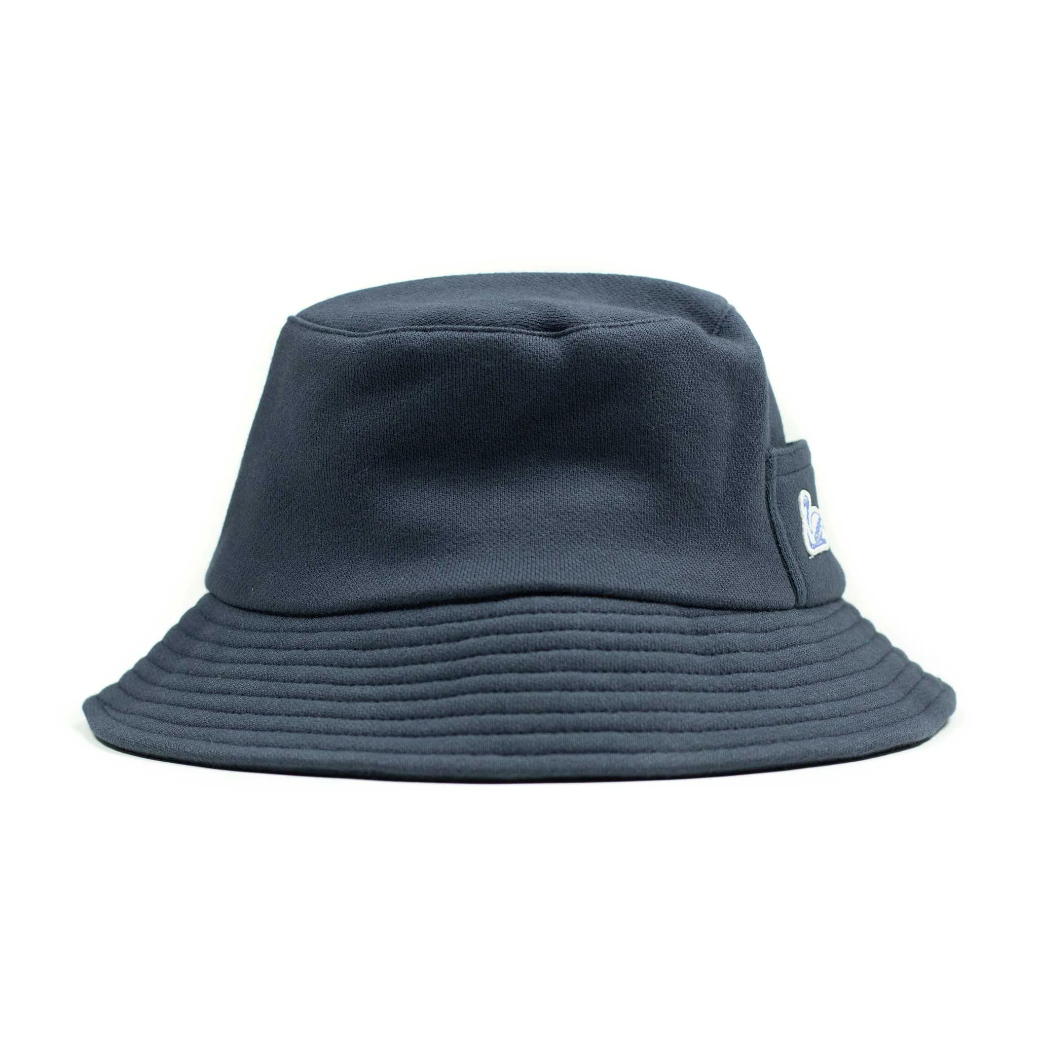 Vintage Fleece bucket hat in Denim Blue cotton