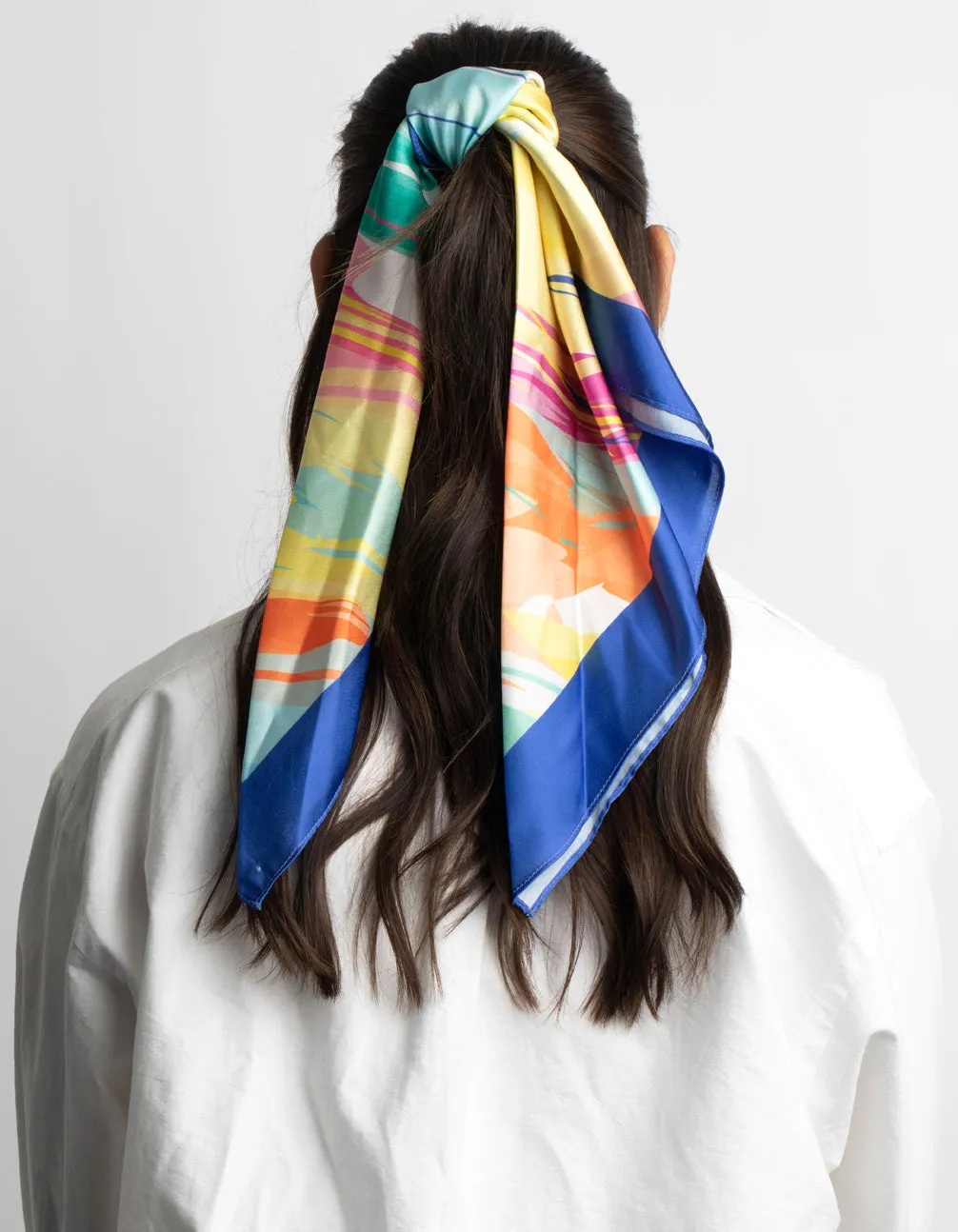 Watercolour Strokes Bandana Hair Scarf