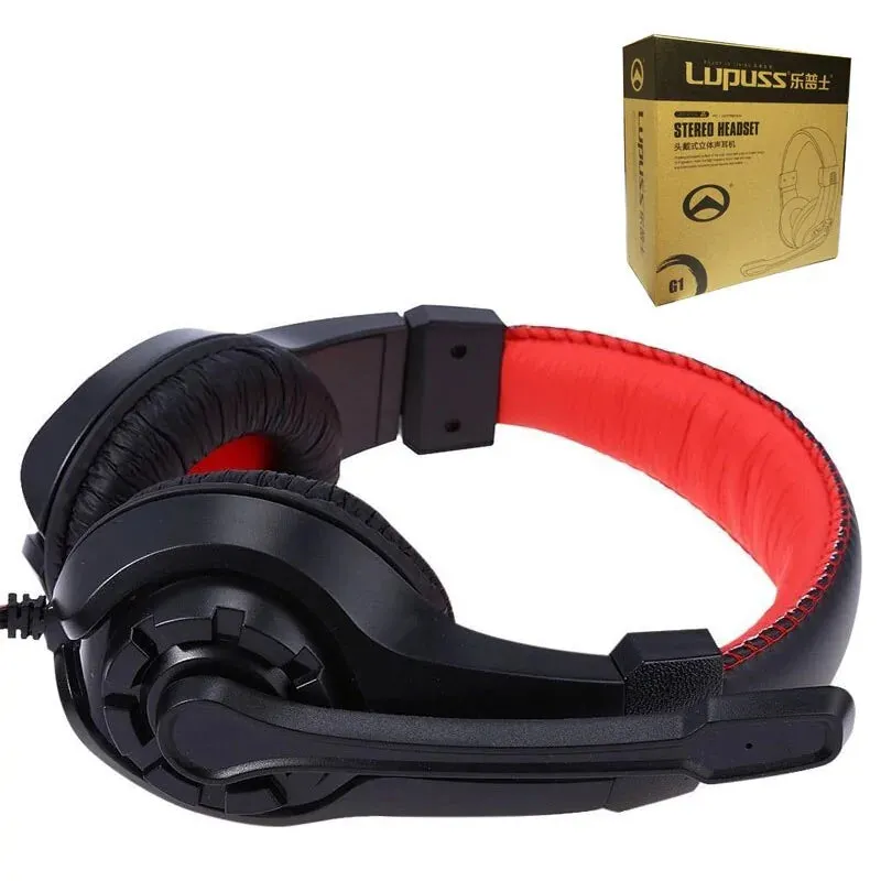 Wired Headset With Adjustable Microphone